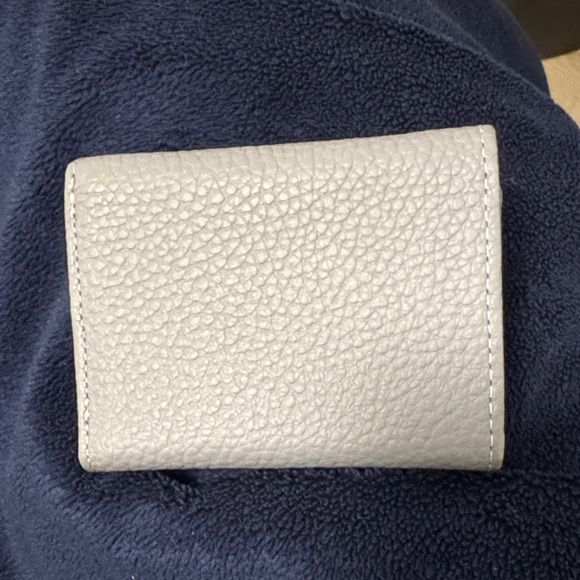 Italian Leather Gray Wallet - Picture 2 of 6